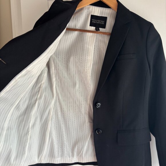 Petite Wool Blazer Banana Republic, Size 0 - Picture 4 of 9